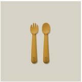 Interbaby silikonski set pribora za jelo Earth Ocher | shoptok.hr