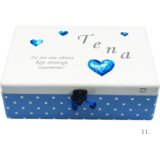  Kutija uspomena personalizirana imenom - poklon za rođenje, krštenje ili rođendan djeteta - 11. 20x30x10cm - 154361 | shoptok.hr