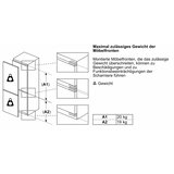 Siemens KB96NVFE0 Vgradna kombinacija, hladilno-zamrzovalna fiksni panel, tehnologija NoFrost | Shoptok.si