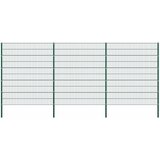  Ogradni panel sa stupovima od željeza 522x200 cm zeleni - 1 522 cm 200 cm Cijene