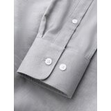 Ombre Men's SLIM FIT shirt in decorative fabric - gray | shoptok.hr