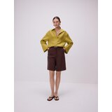 Reserved LADIES` SHORTS & BELT - tamnosmeđe | shoptok.hr