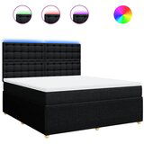 Maison Chic Box spring postelja - Vzmetna postelja z vzmetnico črna 180x200 cm blago SL23501, (21879735) | Shoptok.si