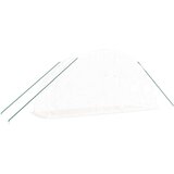  Rastlinjak z jeklenim ogrodjem bel 12 m² 6x2x2,85 m | Shoptok.si