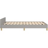  Okvir za krevet bez madraca svjetlosivi 120x190 cm od tkanine | shoptok.hr