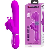 Pretty Love Ridgely Twinkled Tenderness 4in1 Tapping & Rolling Rabbit Vibrator Pink