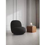 Micadoni Home Črn fotelj iz tkanine bouclé Chuck – | Shoptok.si