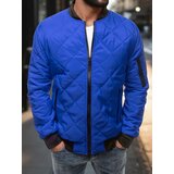 DStreet Kurtka męska pikowana bomber jacket niebieska | Shoptok.si