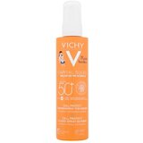 Vichy Capital Soleil Kids Cell Protect Water Fluid Spray SPF50+ sprej za zaštitu od sunca za tijelo i lice 200 ml | shoptok.hr
