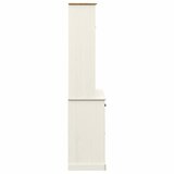  Visoka komoda VIGO bijela 78 x 40 x 175 cm od masivne borovine | Eponuda.com