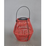 YES EVERYDAY Rdeča LED lanterna s solarnim panelom (višina 17 cm) Juny – | Shoptok.si