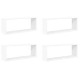  Kockaste zidne police 4 kom bijele 60 x 15 x 23 cm drvene | Eponuda.com