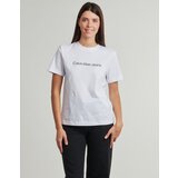 Calvin Klein Jeans Majice s kratkimi rokavi A- INST. LOGO CLASSI LV047C912G Bela Cene