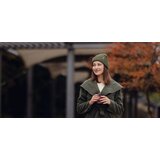 Vuch Ženska zimska kapa Mysa Green s kožnim logotipom | shoptok.hr