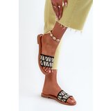 Boto Women's Black Flat Sandals Traivea | Eponuda.ba