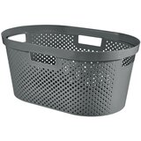 Curver Siv koš za perilo Infinity Hamper, 40 l Cene