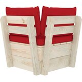  Vrtna kutna sofa od paleta s jastucima impregnirana smrekovina | shoptok.hr