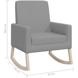  Stolica za ljuljanje od tkanine svjetlosiva | shoptok.hr