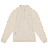 Castore Muški duks Cotton Fleece 1/4 sa rajfišlusom, Bež Cene
