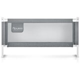 Nukido zaštitna ograda za krevet, sigurnosna vrata, brava, 160 cm, NK-227, siva | shoptok.hr