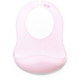 BabyOno Silikonski podbradak ultrathin 6 m+, roza Cene