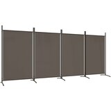 Maison Chic Paravan - Sobne pregrade 4-delni antracitna 346x180 cm blago, (22112065) | Shoptok.si