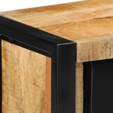 vidaXL TV omarica 100x30x40 cm Masivni neobdelan les Mango | Shoptok.si