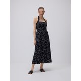Reserved Midi haljina na točkice - crno | shoptok.hr