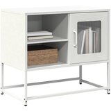 Furnova TV omarica bela 68x39x60,5 cm jeklo, (21924888) | Shoptok.si