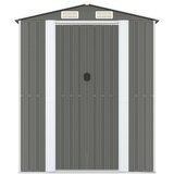 vidaXL Vrtno spremište svjetlosivo 192x440x223 cm pocinčani čelik | shoptok.hr