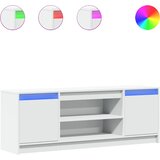 TV ormarić LED bijeli 139,5x34x50 cm od konstruiranog drva | Eponuda.com