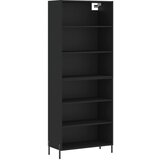 Maison Chic Visoka Komoda - Predalnik črn 69,5x32,5x180 cm inženirski les, (21717272) Cene