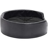 vidaXL Krevet za pse crni 69 x 59 x 19 cm od pliša i umjetne kože | shoptok.hr