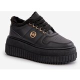 Boto Sneakers Women's Sport Shoes Insulated On Massive Sole Black Verissha | Shoptok.si