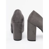 SEASTAR Suede pumps on a stiletto heel gray | Shoptok.si