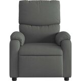 vidaXL Naslanjač temno siv blago | Shoptok.si