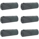  Pokrivači za bacanje 6 pcs Tamno siva 350 x 270 cm Runo | shoptok.hr