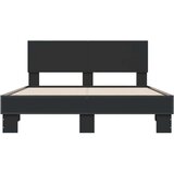 vidaXL Okvir kreveta crni 120 x 200 cm od konstruiranog drvo i metal | shoptok.hr