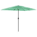  Vrtni suncobran s čeličnom šipkom zeleni 300x200x250 cm | shoptok.hr