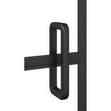 Pregrada za tuš ESG 80 x 140 cm crna | shoptok.hr