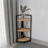 MID.YOU Kotni Regal Insasi 2, Barva Hrasta, Črna | Shoptok.si