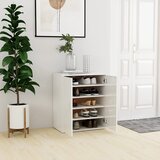 vidaXL Ormarić za cipele visoki sjaj bijeli 60 x 35 x 70 cm od iverice | shoptok.hr