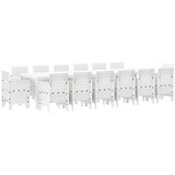  15-dijelni Vrtni Set za Jelo Bijeli Poli Ratan Vrtni Stol Bijeli 200x100x73 cm Poli Ratan Vrtni Stol Bijeli 150x100x73 cm Poli | shoptok.hr