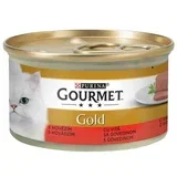 hrana za mačke gold govedina pašteta 4x85g