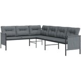  Kutna vrtna sofa antracit od čelika i tekstilena | shoptok.hr