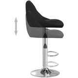  Barski stolčki 2 kosa črno umetno usnje, (20624511) | Shoptok.si