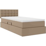  Postelja s shranjevanjem Kapučino 90 x 190 cm Umjetno usnje, (5000100257) | Shoptok.si