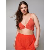Sinsay ženski crop top u stilu negližea 8979J-22X | shoptok.hr