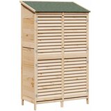  Vrtna Šupa Prirodna 106 x 56 x 176,5 cm Čvrsto drvo jele | shoptok.hr