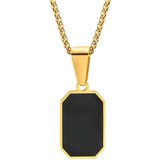 Ogrlica TI-34224 - Zlatna / Crna KP34224 | Shoptok.si